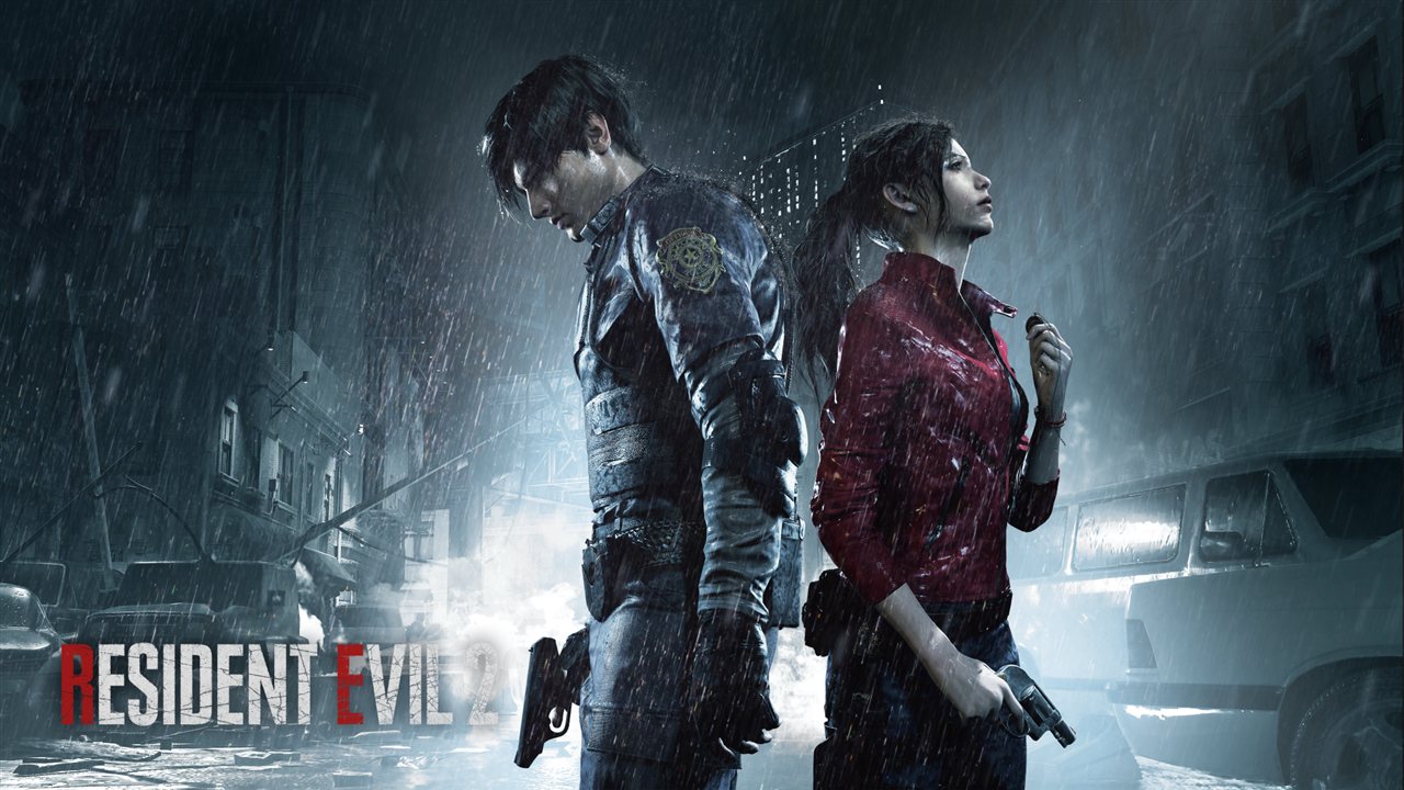 Resident Evil 2 remake cover art